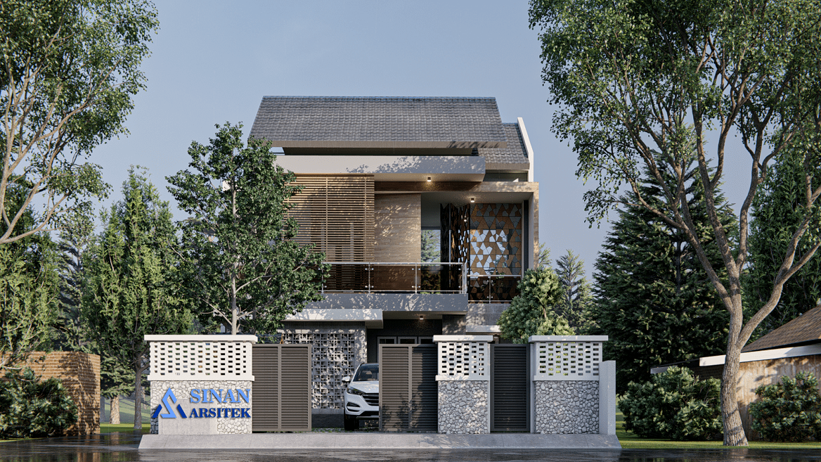 Desain Rumah Minimalist Modern Bpk Sutaryono