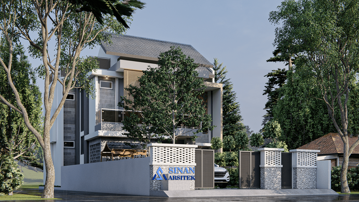 Desain Rumah Minimalist Modern Bpk Sutaryono